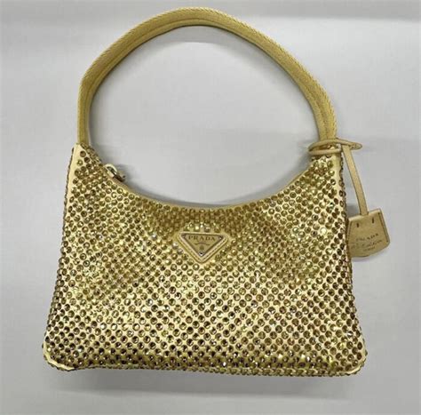 prada bolsa con brillos|farfetch bolsas Prada.